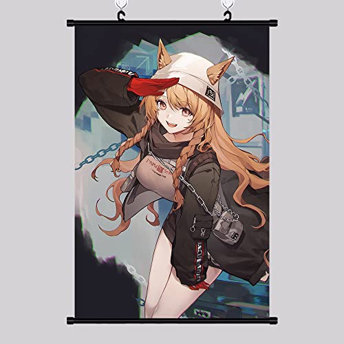 DMCMX Pintura de Desplazamiento de Arknights, Ceobe, espiritualidad, Pintura Decorativa de Personajes, Lienzo Impermeable, Cuadros Colgantes murales, decoración del hogar, Regalos de vacaci Cover