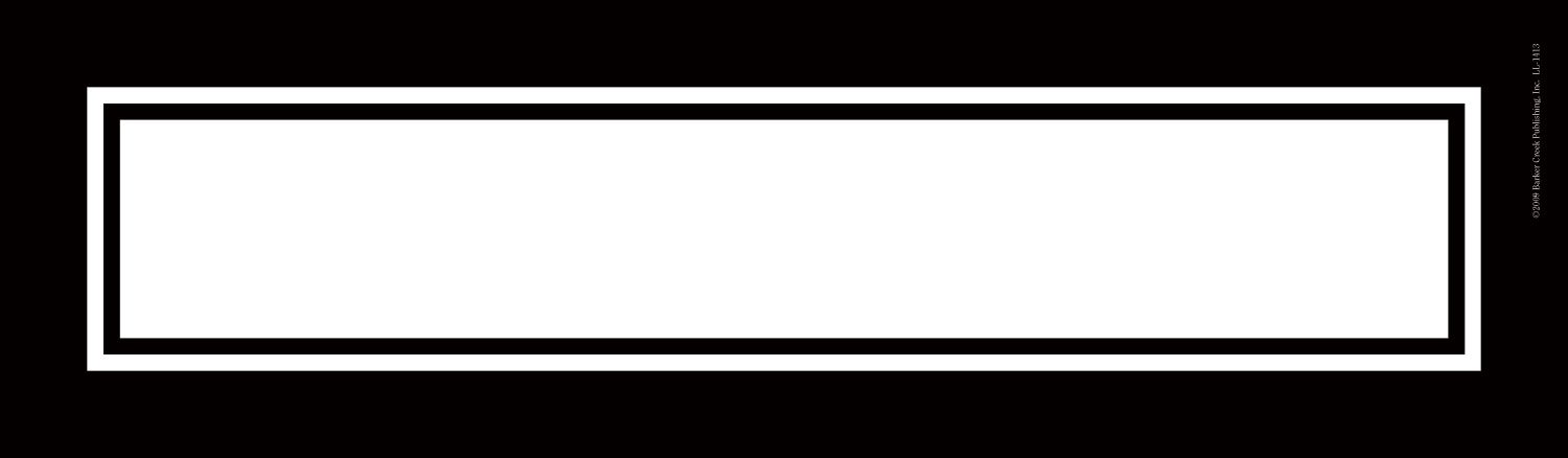 BARKER CREEKFrame-It Desk Tag (LL-1413)