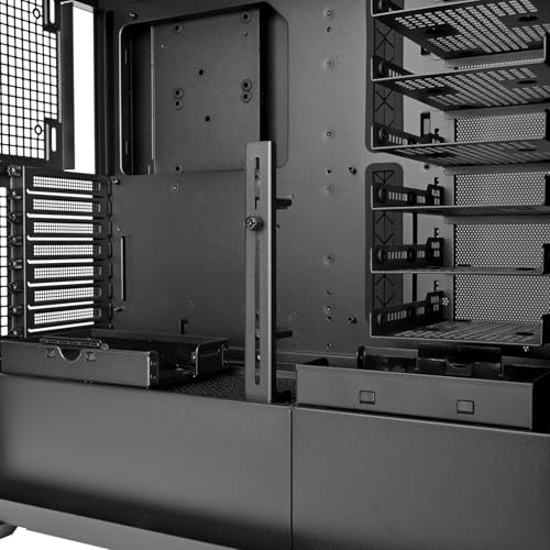 Silverstone Technology Seta H2, Chassis Per Workstation Estremamente Versatile Ad Alta Capacità Di Raffreddamento, Nero, SST-SEH2-B - 9
