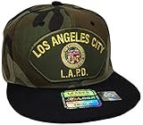 Employees Club of California Los Angeles LAPD Hat Camo Black Snapback