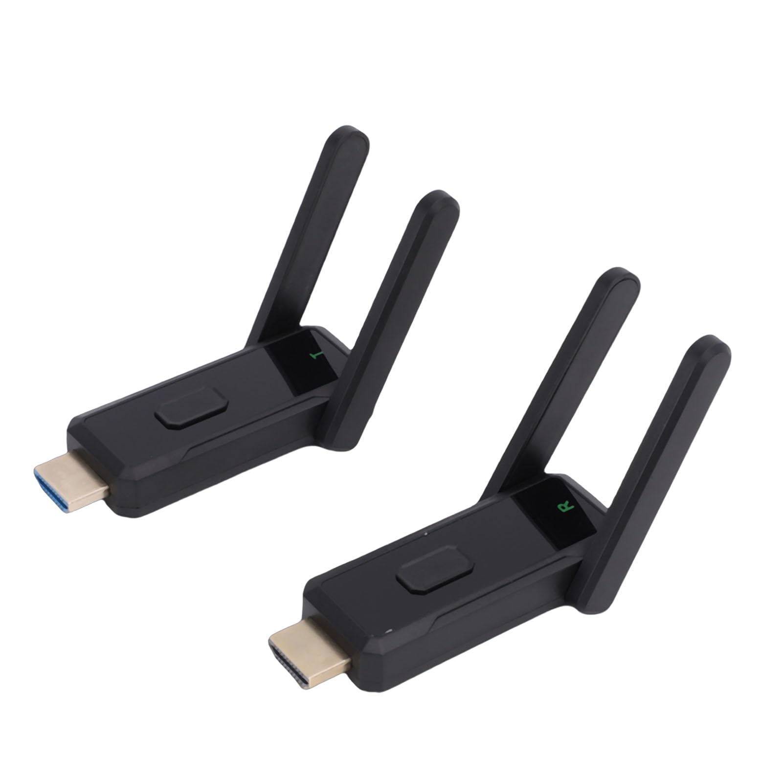 ASHATA Émetteur et Récepteur HDMI sans Fil, Extension 150 M/492 Pieds, Décodage 4K, Sortie 1080P, émetteur et Récepteur Vidéo WiFi 5G pour TV, Double Antenne