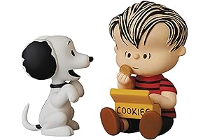 Medicom Peanuts 50S Snoopy & Linus UDF Plush Figure: A Collectible Classic...
