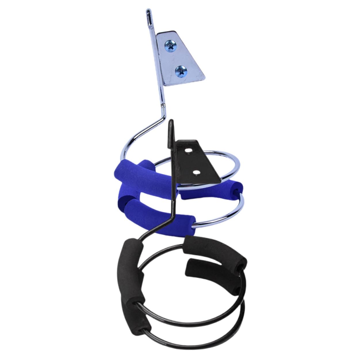 VALICLUD 4 Sätze Haartrocknerhalter Lockenwickler Föhnhalter Aus Metall Wandregal Für Haartrockner Hängeregal Halter Für Haartrockner Fönständer Rostfreier Stahl 2 Stück * 4