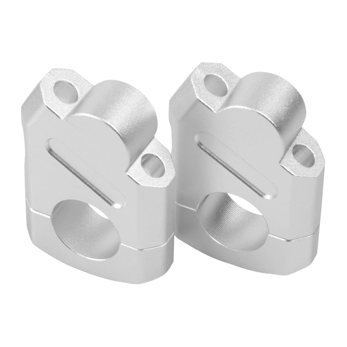 1 1/8" Universale Manubrio Manubrio Moto Morsetti Manubrio 28mm Bar Per Moto Pit Dirt Bikes Cromato Altezza 38mm (1.5"), 18mm (0.71") Indietro o Avanti
