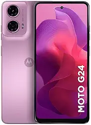 Smartphone Motorola Moto g24 256GB 8GB (4GB RAM +4GB RAM Boost) AI Camera 50MP Night Vision - Rosa