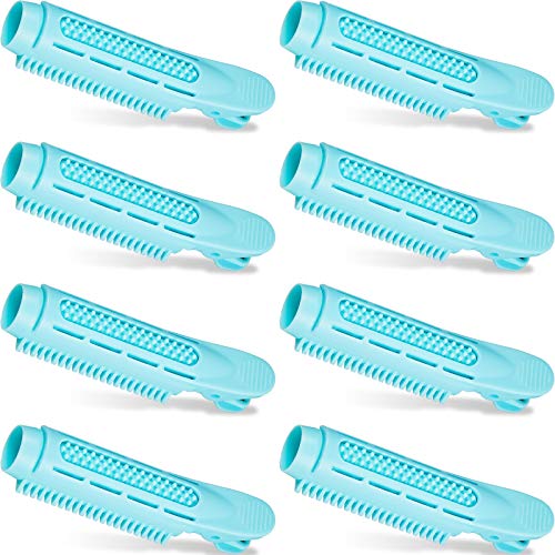 8 Pieces Volumizing Hair Root Clip Self Grip Root Volume Hair Curler Clip Fluffy Hairstyling Clip Styling Tool DIY Curly Hair Curling Styling Tools for Women Girl (Blue)