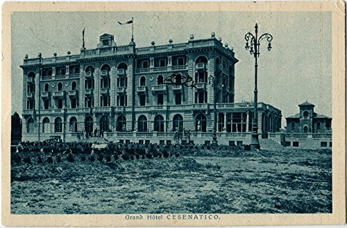1931 Forlì, Grand Hotel annullo Cesenatico Bagni !!! FP B/N VG Cartolina Postale