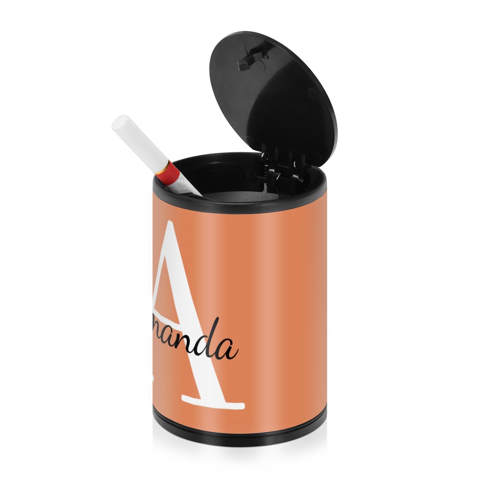 Amazon.com: Orange Customized Car Ash Tray Smokeless Ashtrays