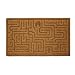 Produktbild balvi Fußmatte Labyrinth Braun Farbe Labyrinth gemusterter mat Polyester/PVC Plastik 41 x 70 cm