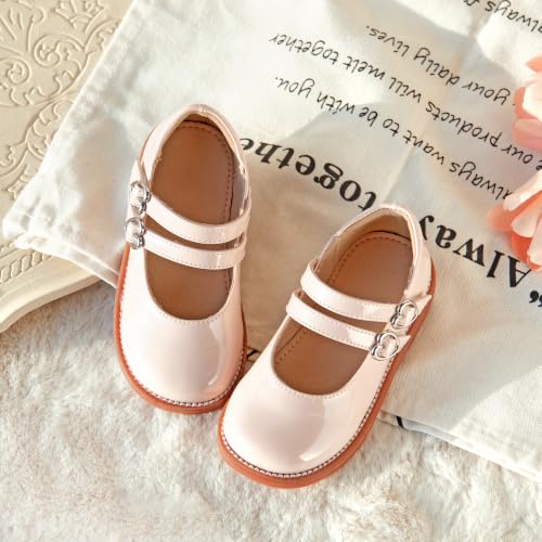 Image of GINFIVE Toddler Girls Mary Jane School Oxford Dress Flat Shoes for Wedding