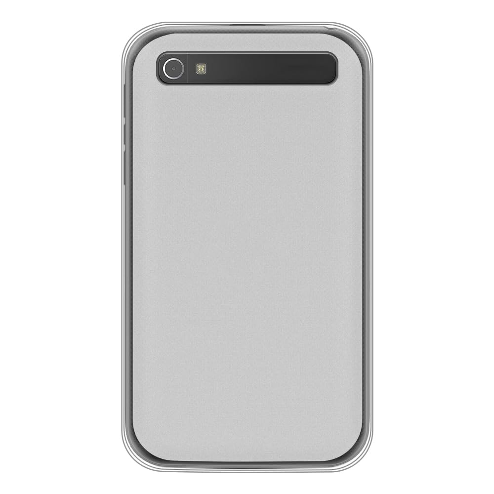 Soft Case Compatible with BlackBerry Classic Q20, Slim Shockproof Bumper Protective Back Cover, Anti-Scratch Flexible Shell, Grip-Friendly(White)