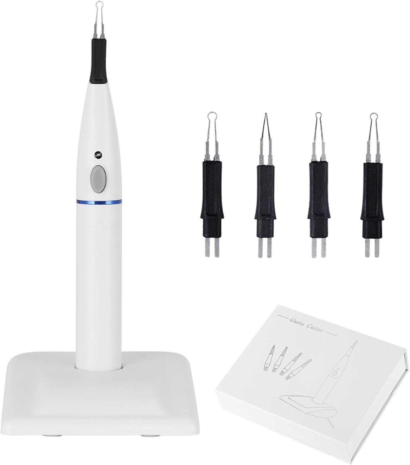 Gutta Percha Tooth Gum Cutter Obturation System Dissolved Breaker Gutta Percha Cutting Tools with 4 Tips