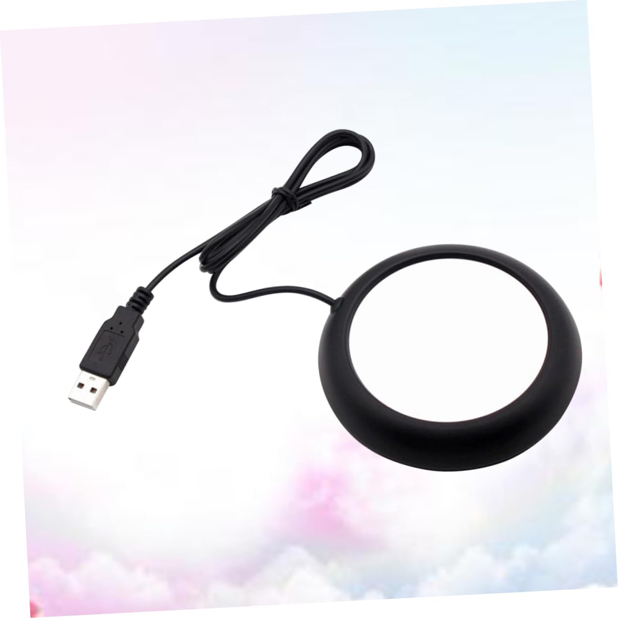 VINTORKY Warmer Cup Coaster for Office Tea Coffee Hot Beverage Portable Heat Pad 5v Powered Black