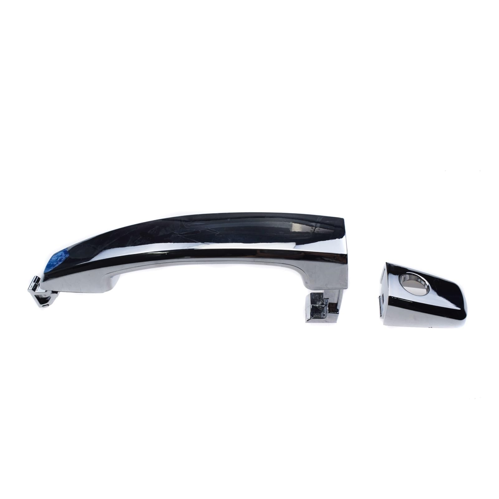BYSKJZ Car Outer Door Handle Replacement for for Captiva for Sport for Aveo 2007-2015 Chrome Front Rear Left Right Exterior Door Handle 96468266 96468306(with Hole)