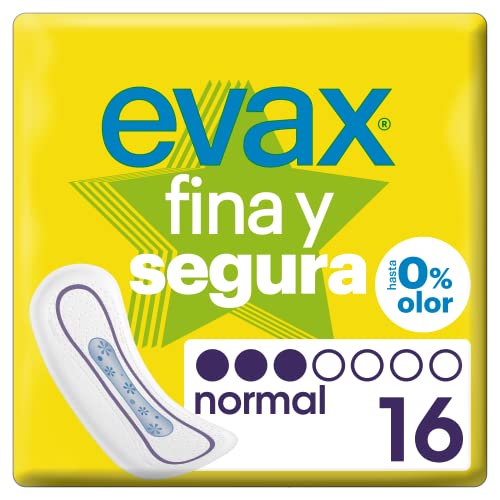 EVAX Fina y Segura Normal Compresas 16 Unidades