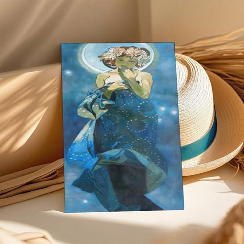 Alphonse Mucha : impression sur toile décoration murale esthétique 30x45cm - 3