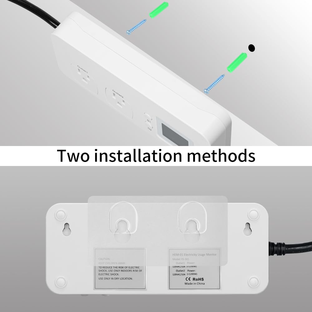 Briidea Power Monitor - Track Energy Usage & Save Money -3 Briidea Power Monitor - Track Energy Usage & Save Money -3