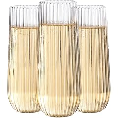 48Pack-9Oz-Clear Ribbed