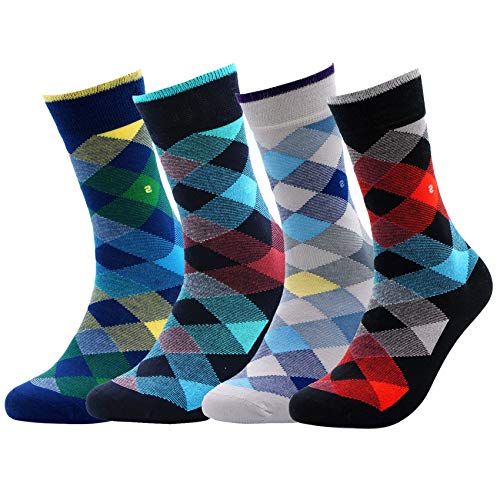 Colorful BAMBOO Socks for MEN WOMEN - Natural Silken Soft Seamless Casual or