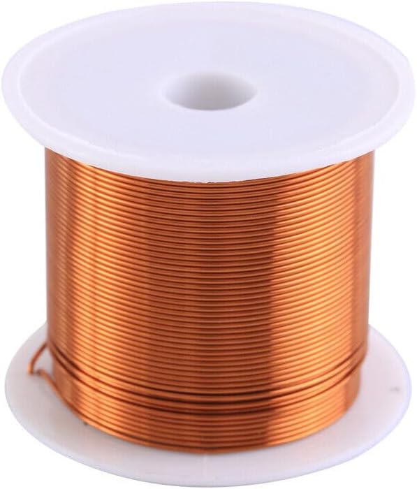 CMS MAGNETICS – 21 AWG, 4-Ounce Spool, 112 Feet Long Enameled Copper Magnet Wire for Science, Speaker Coil, Transformer, Inductor, DIY Project - 392°F Working Temp, 1.6A Rated Current