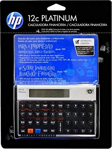 Calculadora Financeira Hp Platinum 12c Portugues