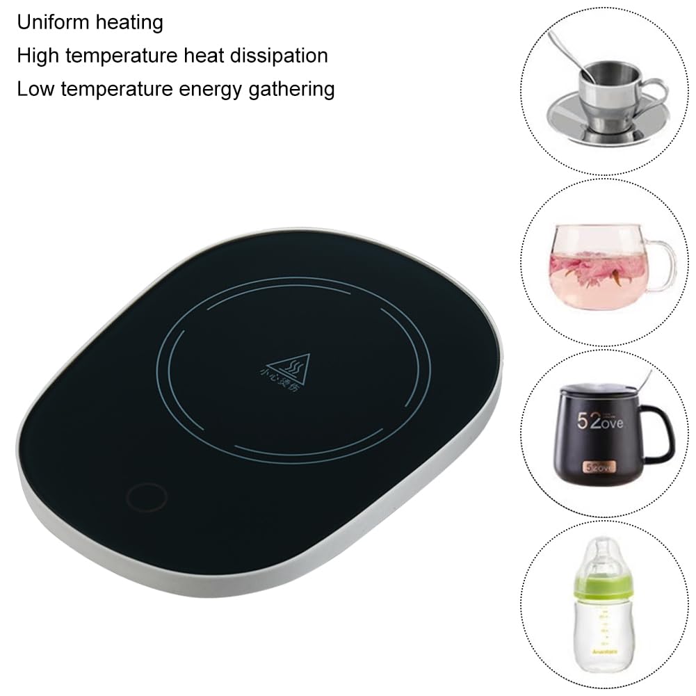Scalda Tazza USB,Scalda Tazza,Scalda Bevande,Scaldatazze da Caffè,Sottobicchiere Elettrico,Scalda Tazza,Scrivania Beverage Warmer