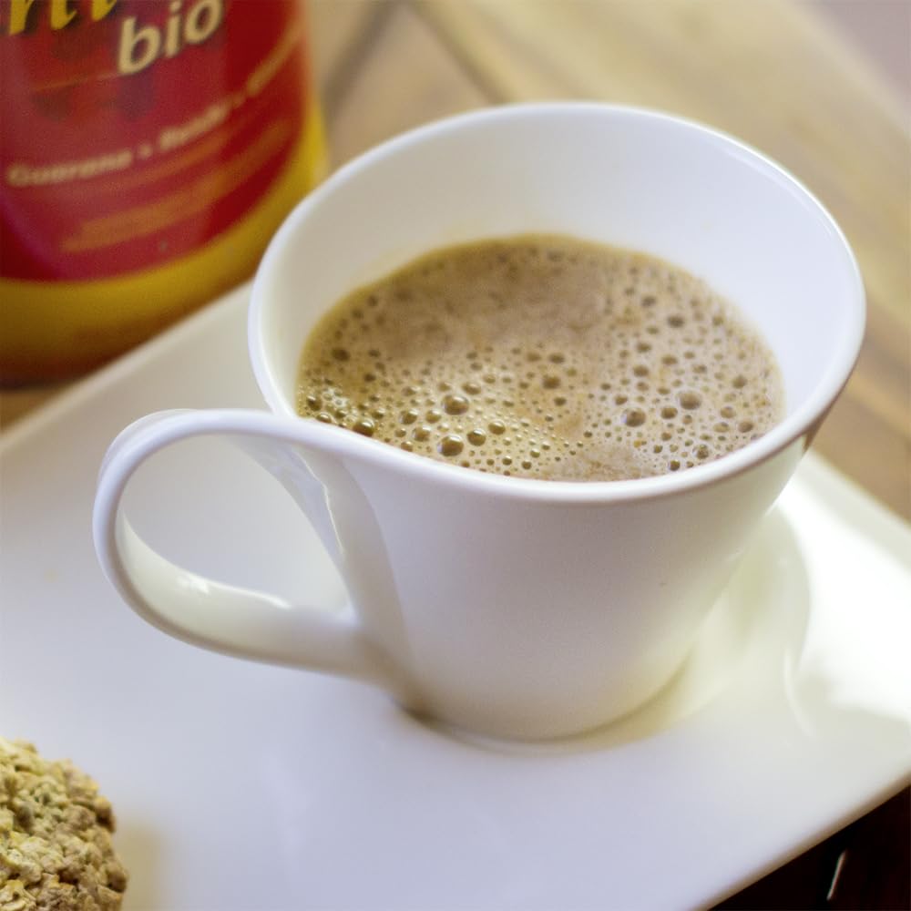 Chi-Cafe bio I 400 g Wellness Kaffee Getränkepulver mit Akazienfaser-Ballaststoffen I für eine gute Verdauung¹ I Reishi-Pilz, Ginseng und Guarana I cremig-mild, feine Karamellnote I vegan, 66 Tassen