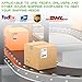 MFLABEL 4x6 Direct Thermal Shipping Labels - 4 Rolls of 450 Labels/Roll, Compatible with Zebra 2844/ZP450/ZP500/ZP505, USPS/FedEx/UPS/Amazon Shipping, Smudge-Resistant & Permanent Adhesive