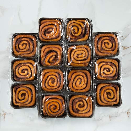 Jimmy the Baker Sticky Buns with Nuts, 18 Pack - Individually Wrapped Cinnamon Rolls, Soft Fresh Baked Cinnamon Buns, Caramel Pecan Breakfast Pastry Snack