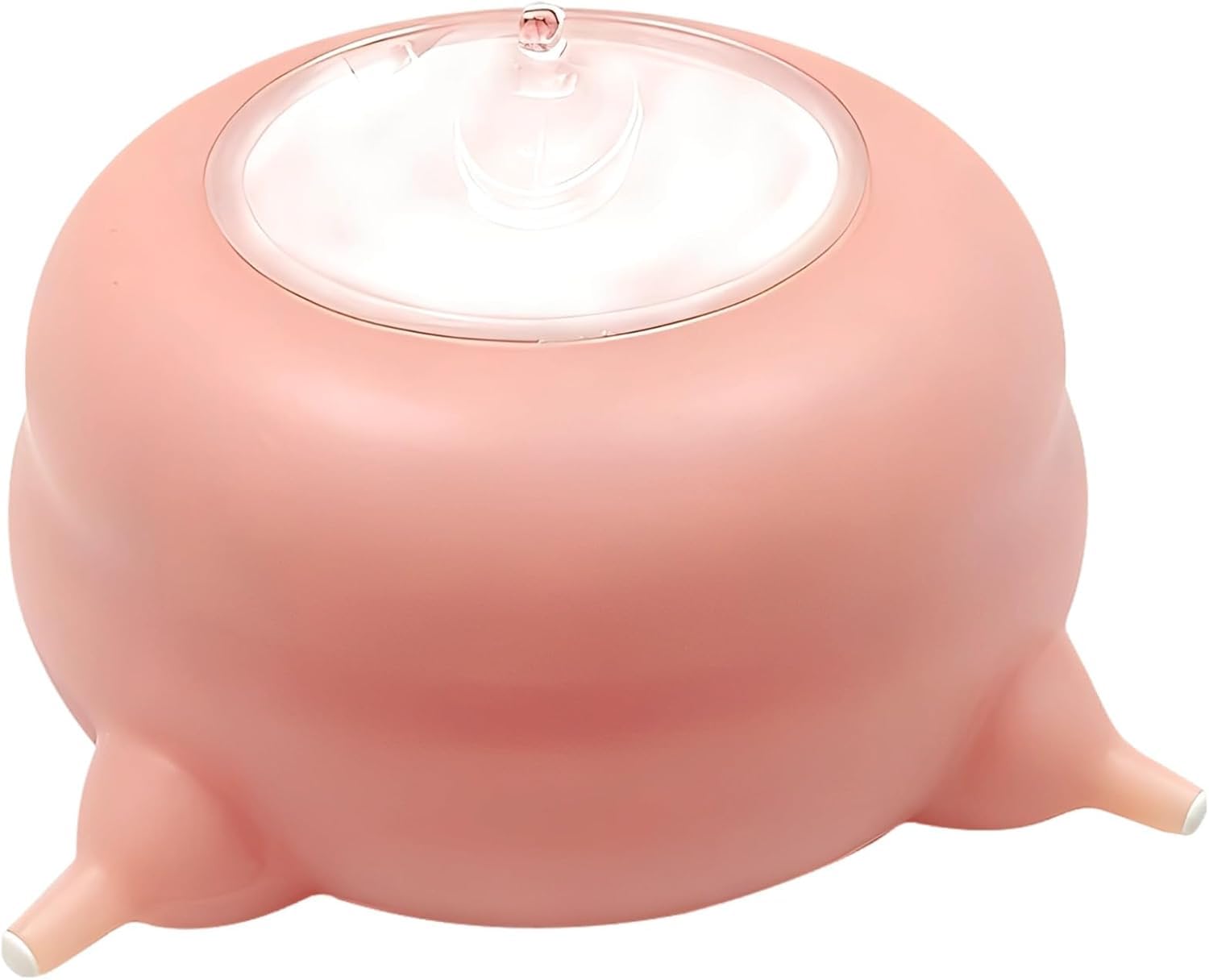 Mangeoire à Lait for Chiot, Station d'allaitement en Silicone avec 4 tétines, capacité de 200 ML, mangeoire for Plusieurs Chiots et Chatons, Bol d'alimentation Automatique for Une Alimentation Facile