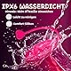 ZWFUN Vibrationseier Vibro Ei mit 10 Modi Mini Vibrator mit Fernbedienung liebeskugeln mit fernbedienung für unterwegs Erotik Sex Toyset Damen Klitoris G-Punkt für Sie Sex Spielzeug für die Frau (Rot)