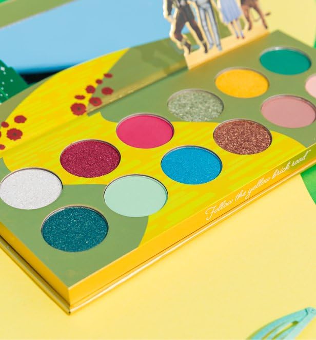 Mad BeautyWarner Brothers Wizard Of Oz Eyeshadow Palette | 85th Anniversary Limited Edition | 12 Shades in Matte, Shimmer & Glitter Finishes | Collectible Pop-Up Packaging image 4