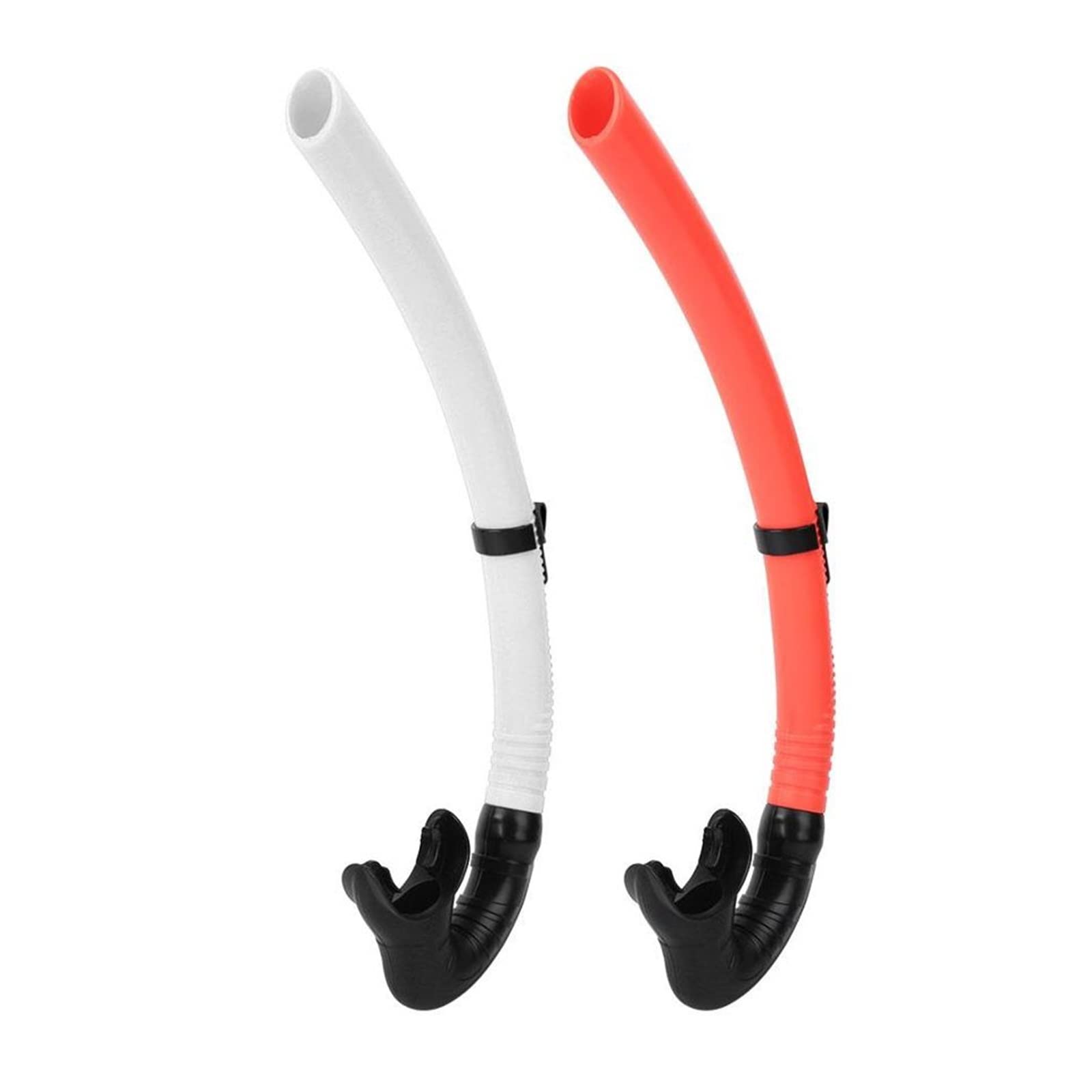 Snorkeling subacqueo Tubo di respirazione in silicone tubo immersioni snorkel tubo bagnato snorkel snorkel snorkeling ad accessorio per le attività di immersioni subacquee e snorkeli(Material:WHITE)