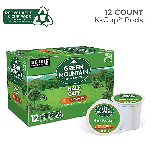 Green Mountain Coffee Half-Caff Keurig K-Cups Coffee, 12 Ct #TOP7