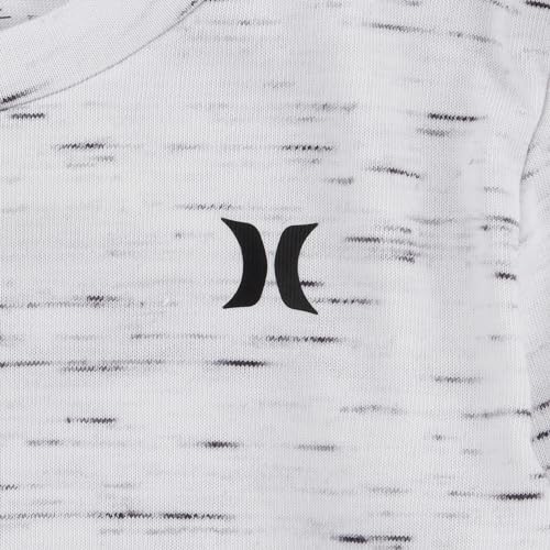 Image of Hurley boys Long Sleeve Soft Basic Cloud Slub T-shirt and Shorts 2-piece Outfit Set