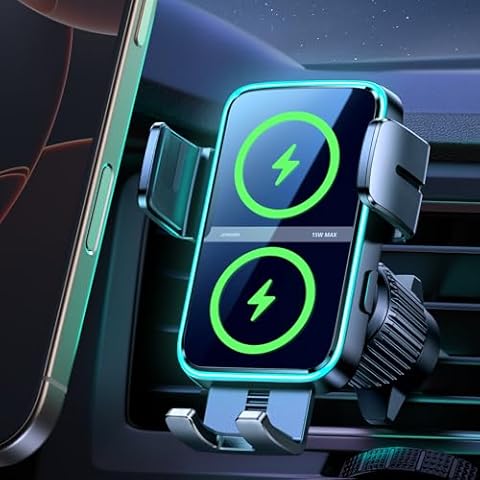 Dual Coil Joyroom Wireless Car Charger Phone Mount Cover