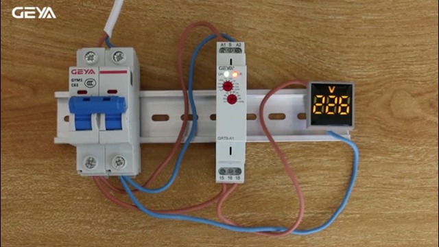 GEYA Zeitrelais 16A - Verzögerung Einschalten 0,1s-10 Tage DIN Schiene