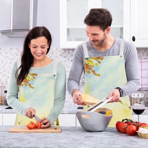 Tablier de cuisine multicolore One Large de qualité supérieure avec broches - 6