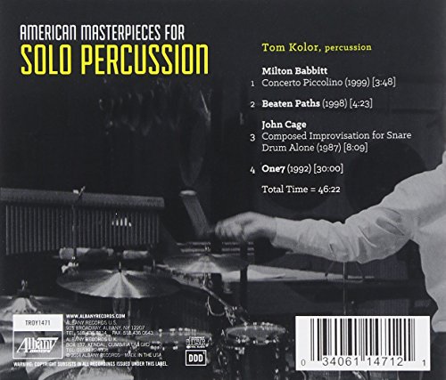 American Masterpieces for Solo Percussion