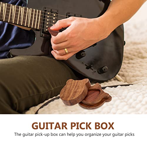 ERINGOGO Porte- Médiator de Guitare avec 2 Pièces de Médiators en Bois Tête D’ Ours Mignonne Boîte de Médiator de… - Les Beatles, Paul McCartney, John Lennon, RIngo Starr, George Harrison ERINGOGO Porte- Médiator de Guitare avec 2 Pièces de Médiators en Bois Tête D' Ours Mignonne Boîte de Médiator de… – Image 6