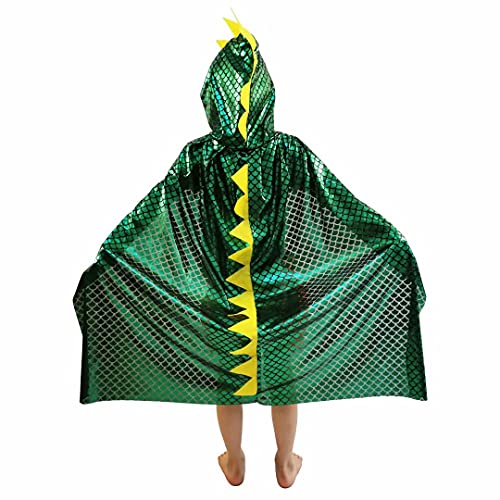 Disfraz Infantil Capa Dragón Verde 3-8 Años miniatura 3