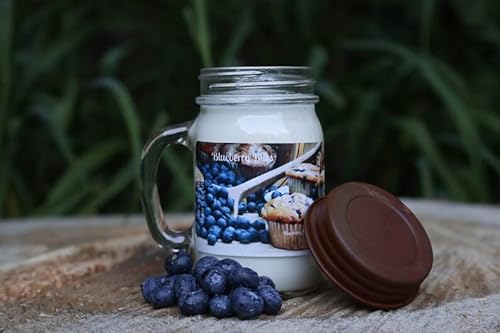 Mountain Kettle Wax Jar Candle With Blueberry Bliss - Scented Candle - St. Patrick’s Day - Fall Decor Anxiety & Stress Relief Burns Up To 60 To 80 Hours #TOP2