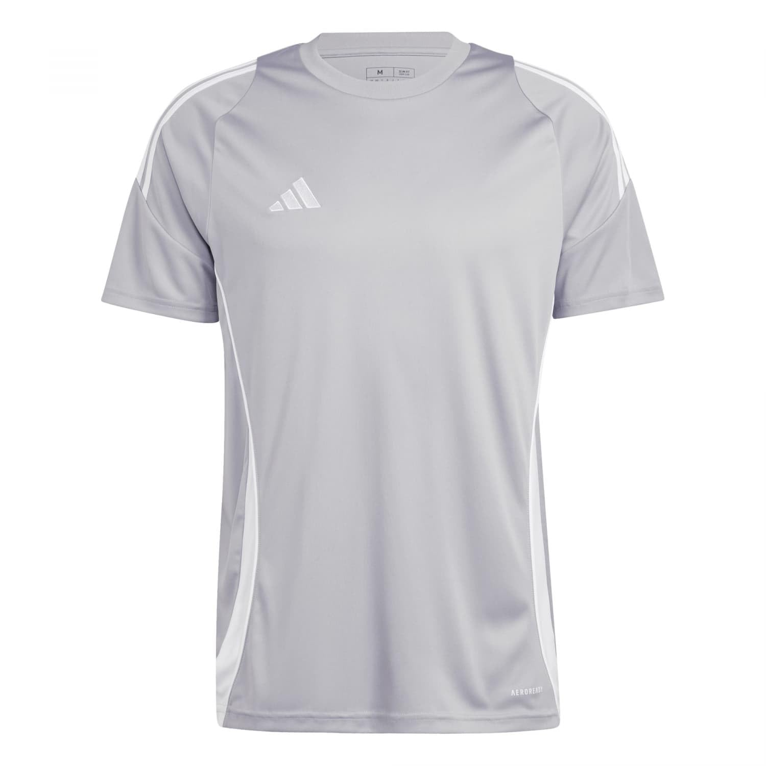 Adidas Men's Grey Tiro 24 Jersey T-Shirt -Team Mid