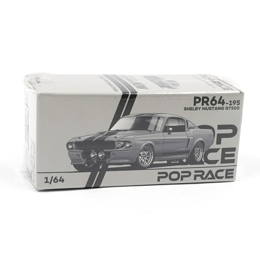 Diecast Model Car Compatible Pop Race 1:64 1967 Shelby Mustang