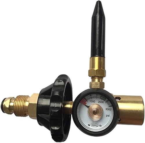 Inflador de globos de látex para vertical con Gauge Pkg1