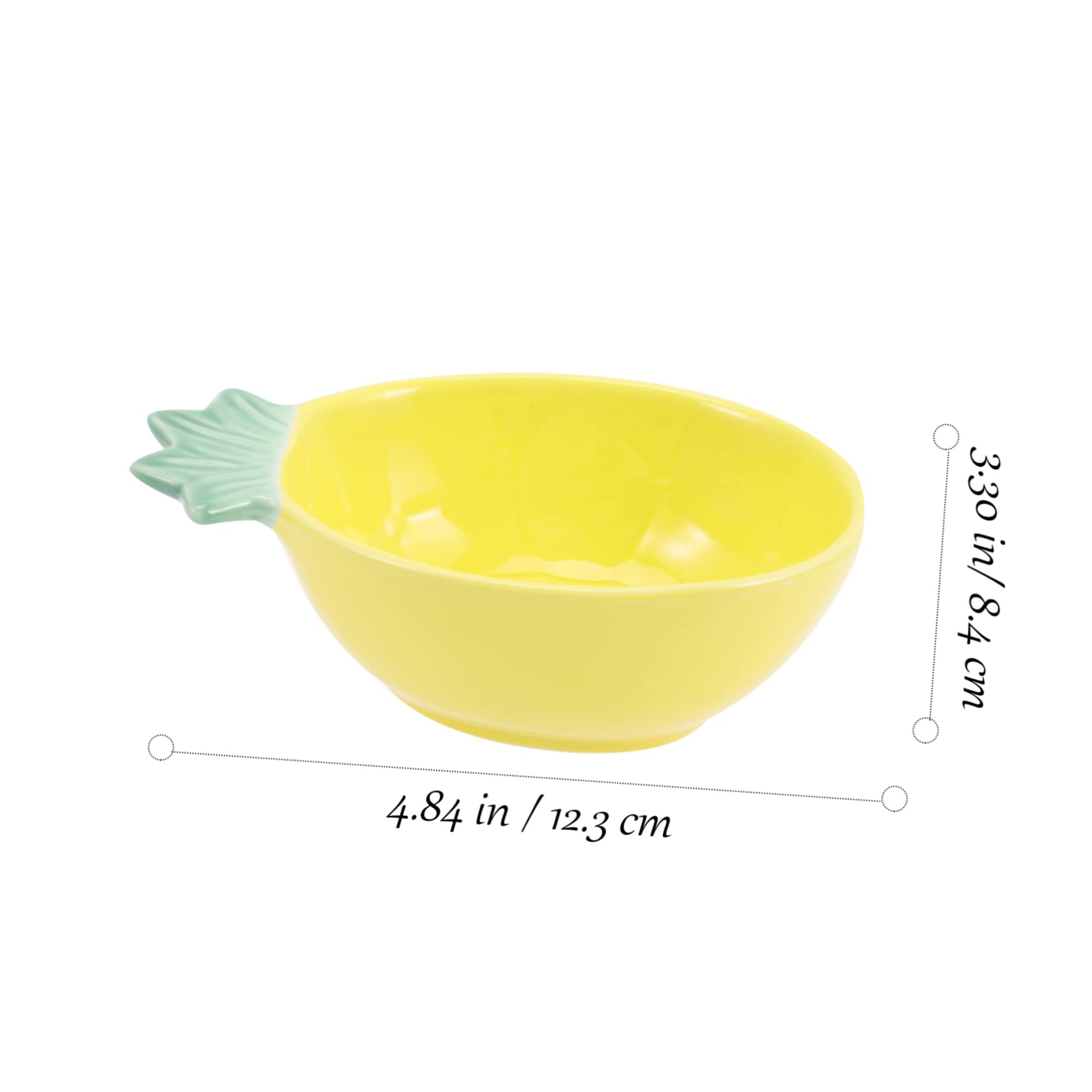 BRIGHTFUFU 5pcs Ceramic Plate Seasoning Dish Kitchen Bowl Serving Bowls Porcelain Ramekin Dipping Bowls Appetizer Dish Flavor Mixing Bowl Cereal Bowls Yellow Charcuterie Bowls Blue Ceramics