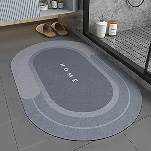 Floor Mat, Doormat, Bathroom Carpet Cushion Mat Bathroom mat Water Absorbing Non Slip Floor mat Quick Drying Water for Home Diatomite Door Mat Soft Silicone Super Absorbent Carpets