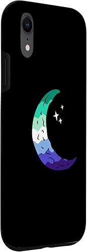 Vista 63 de Funda para iPhone 11 Pro Max Sutil MLM Pride Moon Phase Vintage LGBT Gay MLM Masculino