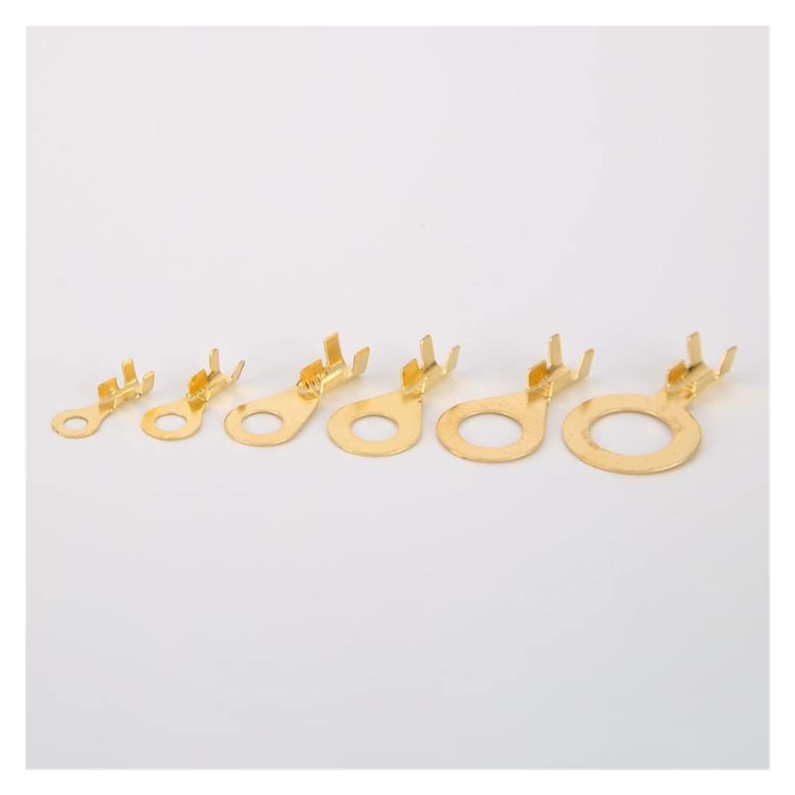 Terminali Anello A Crimpatura Ottone Di Lunga Durata Connettori Fili - Foto 8