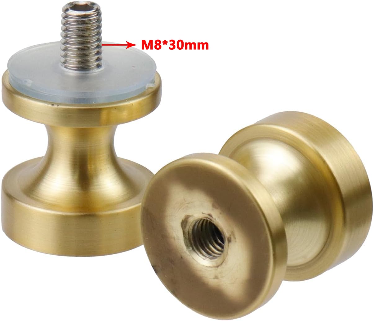 Gold Shower Door Knobs - Aluminum Alloy -4